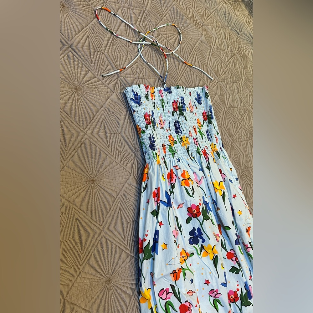 Hill House Lucy Nap Dress in Space Floral, NWOT - Picture 5 of 5
